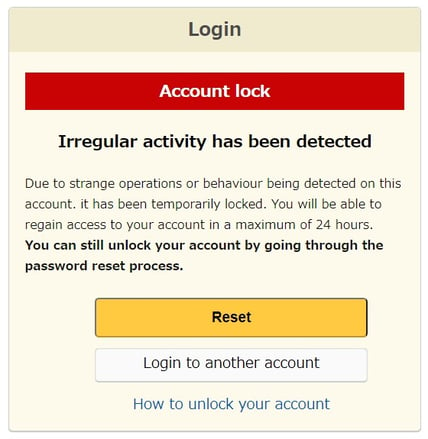 account locked locks login unlock still if help