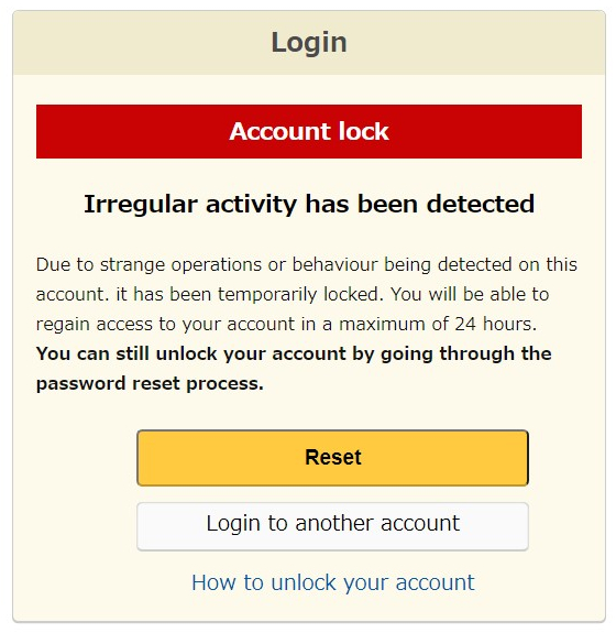 Account Locks